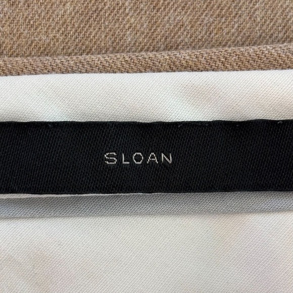 Banana Republic Sloan Ankle Pants Women's Tan‎ Stretch Tapered Leg Career 10 - Picture 9 of 10